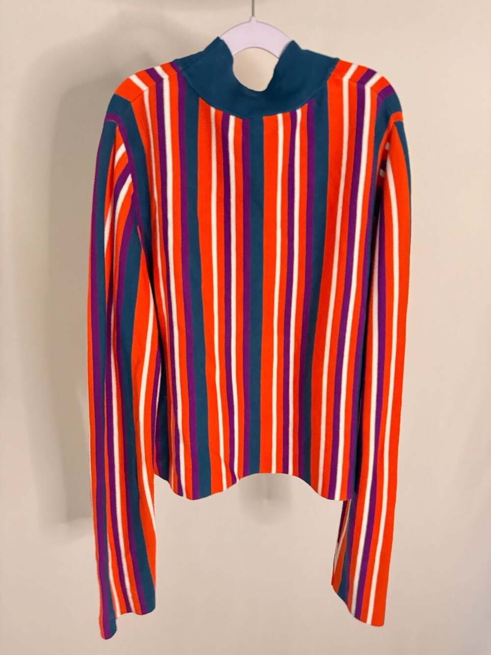 Victor Glemaud x Target Striped Mock Neck Pullover Sweater